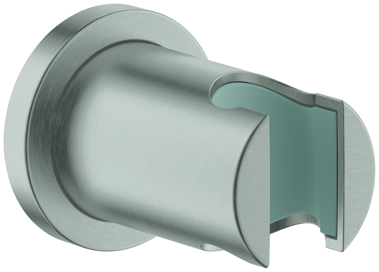 GROHE Wandbrausehalter Rainshower 27074 nicht verstellb. Rosette rund supersteel, 27074DC0 27074DC0