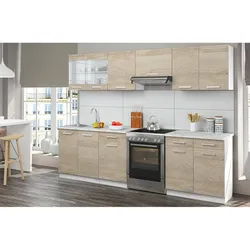 Vicco Küche Küchenzeile Küchenblock Einbauküche 270 cm Sonoma Eiche
