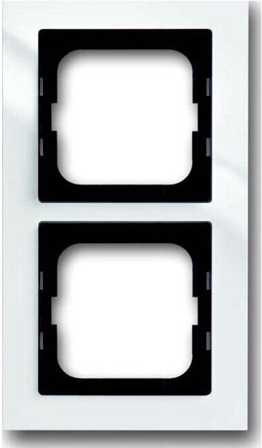 Busch-Jaeger Cadre 2-fach blanc studio 1722-284 (2CKA001754A4332)