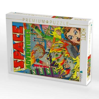 CALVENDO Puzzle Space Adventures - Ein amerikanischer Comic | 1000 Teile Lege-Größe 64x48cm Foto-Puzzle für glückliche Stunden