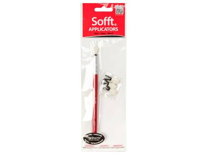 PanPastel Sofft Tools voor Fine Art & Craft, Applicator & Vervangbare koppen - 1 handvat & 4 koppen