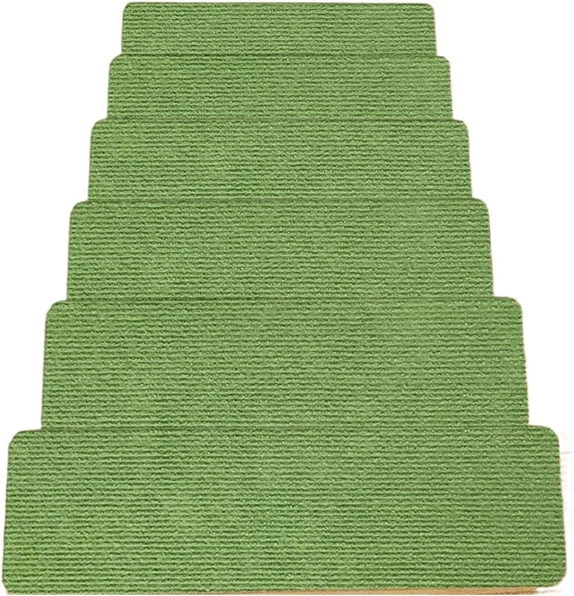 5 stuks Antislip Traptreden Tapijtmatten Groen - Zelfklevende Vloertrapbeschermers voor Volwassenen
