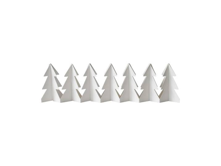 DBKD Décoration Tree in a row 60 cm White, 7x60 cm