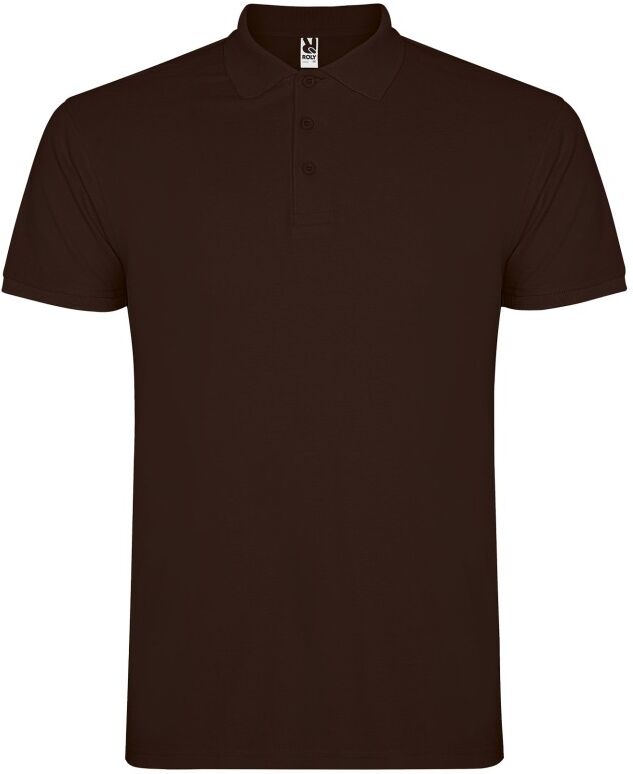 Polo personnalisable homme à manches courtes 200 g/m² Star Chocolat L