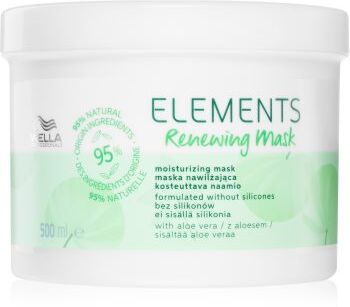Wella Elements Renewing máscara renovadora para cabelo brilhante e macio 500 ml. Elements Renewing