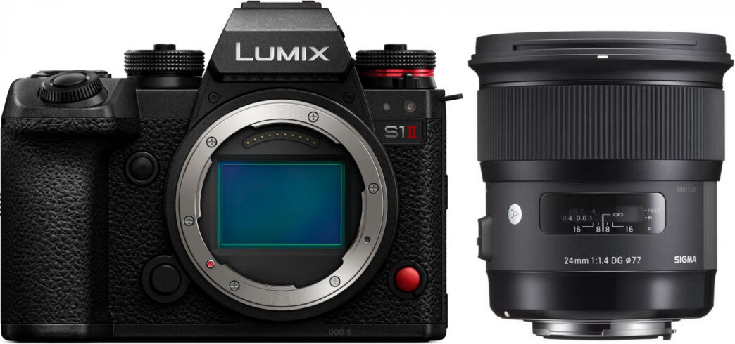 Panasonic Lumix DC-S1 II + Sigma 24mm f1,4 Art L-Mount   -300,00EUR Lumix Trade-In Aktion