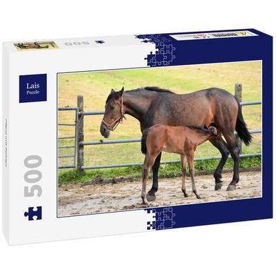 Lais Puzzle Pferd mit Fohlen 500 Teile