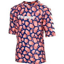 HUMMEL Hummel hmlLUCIA UV Schwimmshirt Kinder navy peony 110