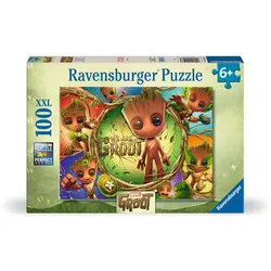 Ravensburger Puzzle - Kinderpuzzle 100 XXL Teile - Marvel Avengers - Wir sind Groot!