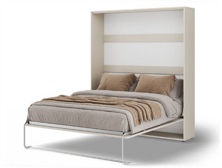 Fun Möbel Schrankbett Wandklappbett Gästebett GRITT Schrankgriff: Metall