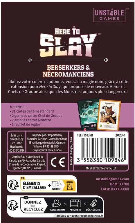 Tee Extension Berserkers et Necromanciens - Here To Slay