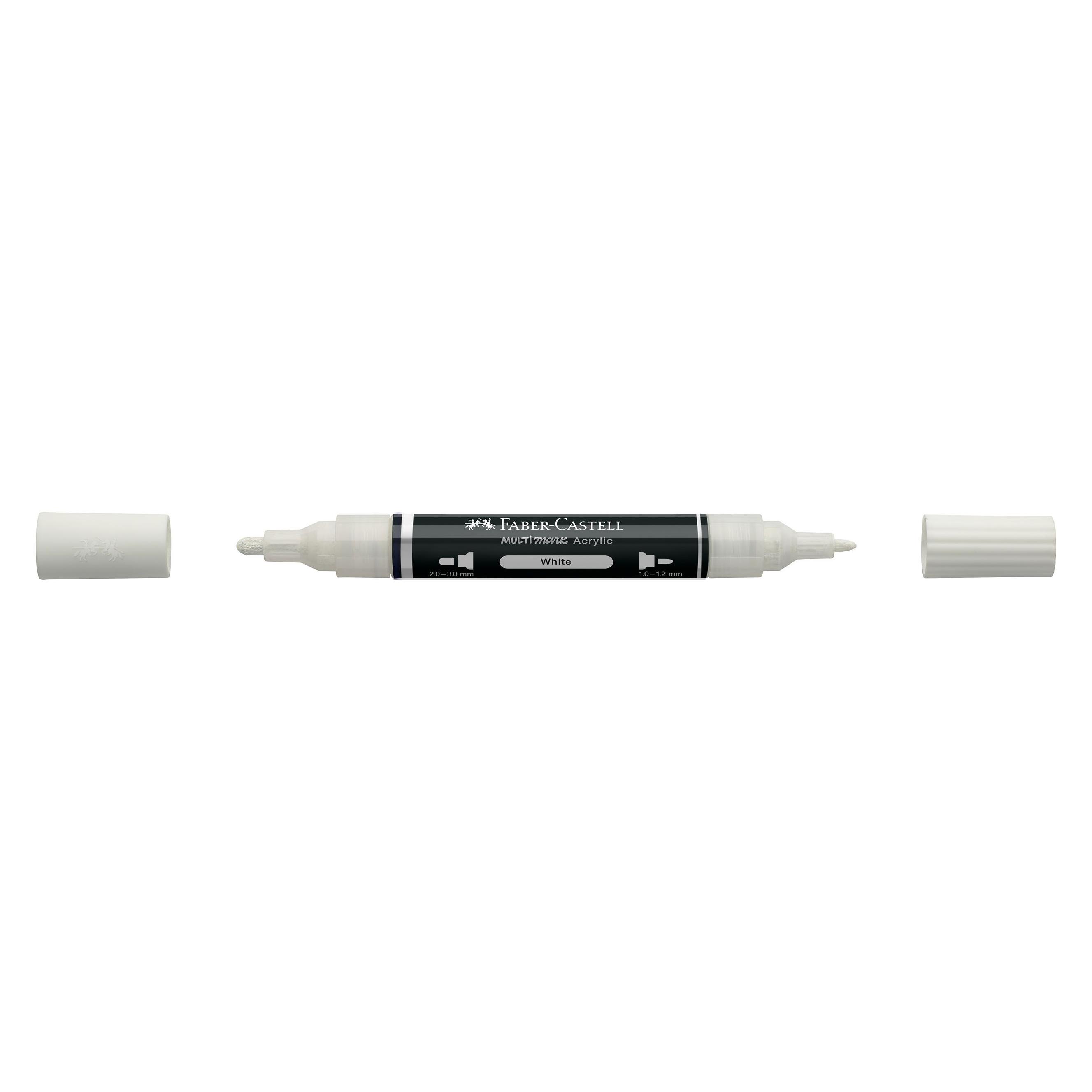 Faber-Castell Multimark Acrylic Marker. weiss (1x) (185901)