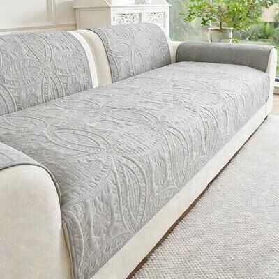 Uplifted Finds Waterproof Pet Sofa Protector   Washable Furniture Cover For Cats, Dogs & Kids light Gray 110 X 110 Cm 43 X 43 In