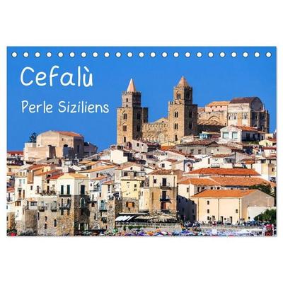 Cefalù Perle Siziliens (Tischkalender 2026 DIN A5 quer), CALVENDO Monatskalender