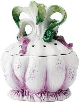 Fitz and Floyd Sicily Green Garlic Keeper