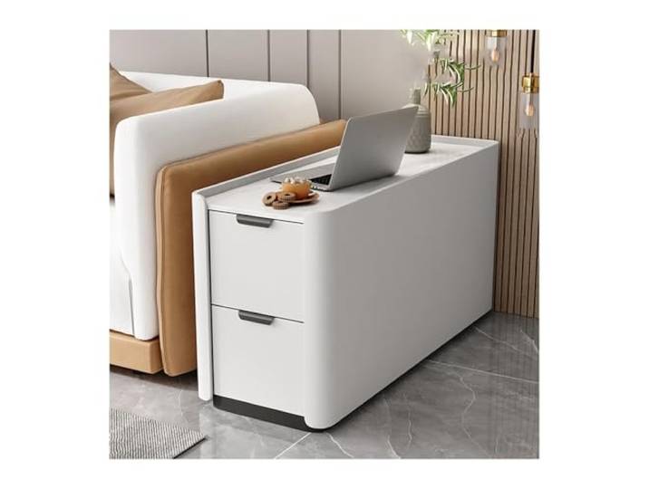 Ecklager Sofa-Sideboard aus Holz, superschmaler kleiner Beistellschrank(I)