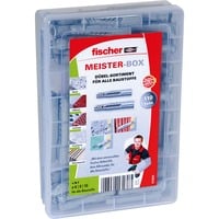 Meister-Box Universal UX / UX-R, Dübel hellgrau, 110-teilig