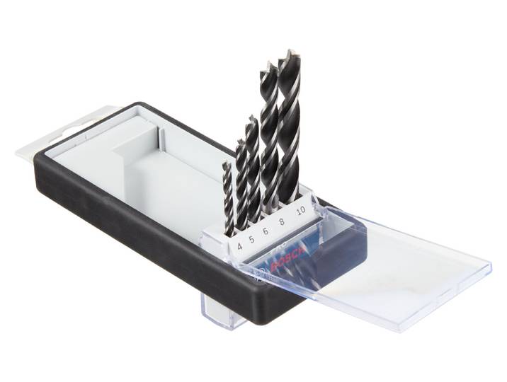 Bosch Holzspiralbohrer-Set Robust Line ⌀ 4–10 mm 5 Stück