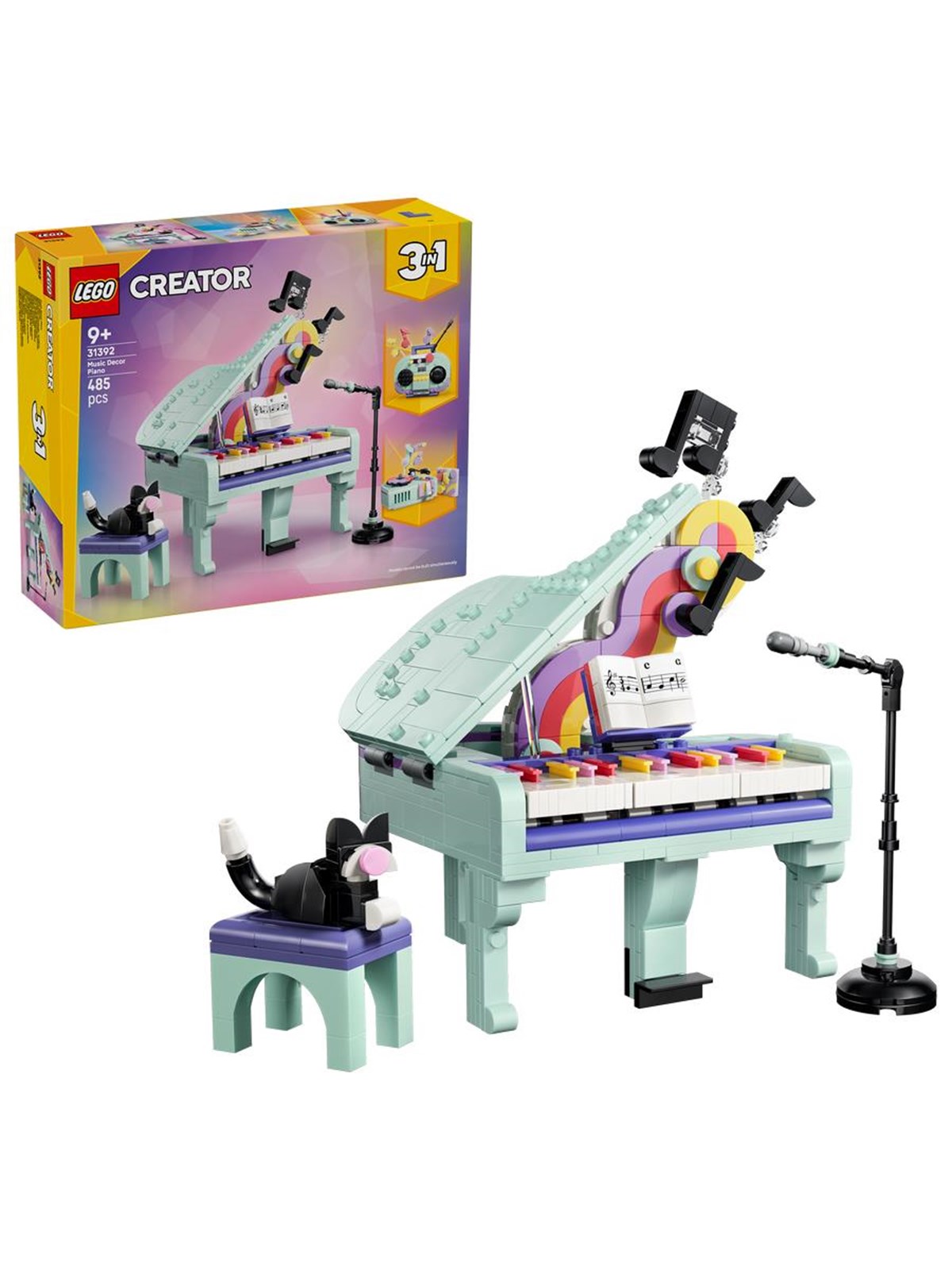 LEGO Creator 31392 Deko-Klavier mit Katze