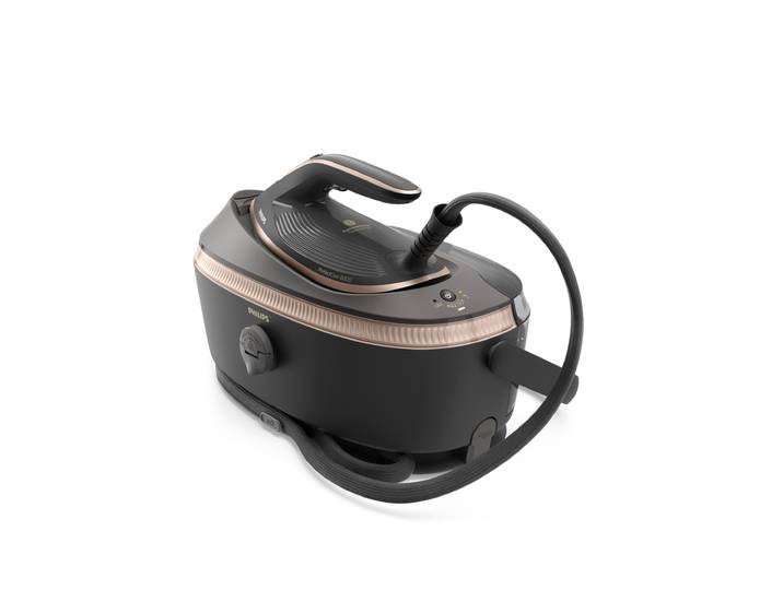 PHILIPS Dampfbügelstation PSG8200/80 PerfectCare 8000 Series , gold (grau, gold), Dampfbügelstationen, 3.120 Watt, OptimalTemp & TurboPower-Dampfmotor, 750 gr Dampfstoß, Dampfbügelstation