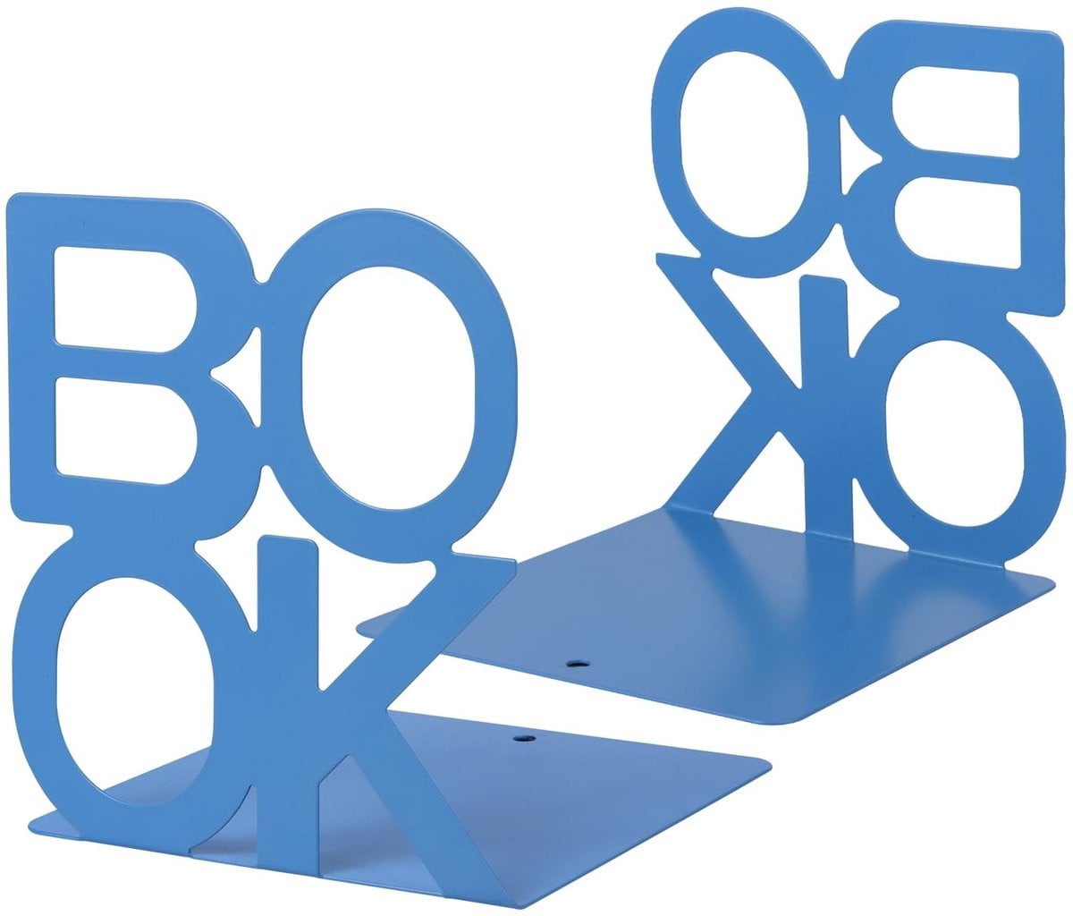 Dailygoody Boekensteunen - Blauw - Metaal