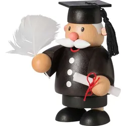 KWO Erzgebirge Räuchermännchen Doktorand mini Höhe 10 cm