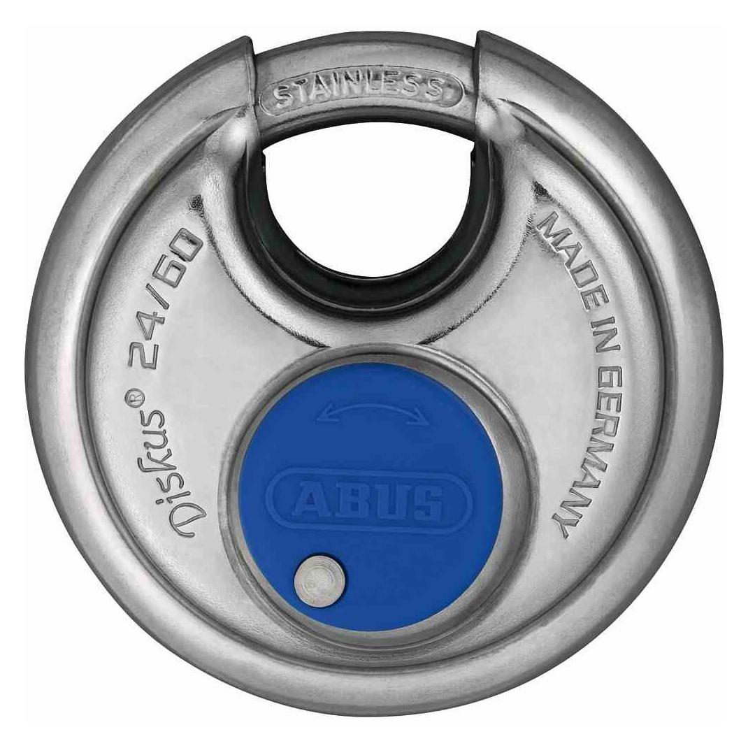 Abus Vorhängeschloss Diskus 24IB/60 Edelstahl 60 mm (05633 8)