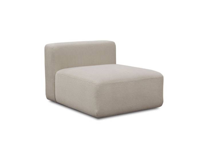 mokebo Ecksofa Sofa Module 'Cubo', in Taupe Cord, Sofa-Modul, jederzeit durch Module erweiterbar, kein Aufbau