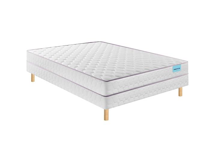 Ensemble sommier et matelas 160x200 cm ressorts ensachés ferme Merinos Natty