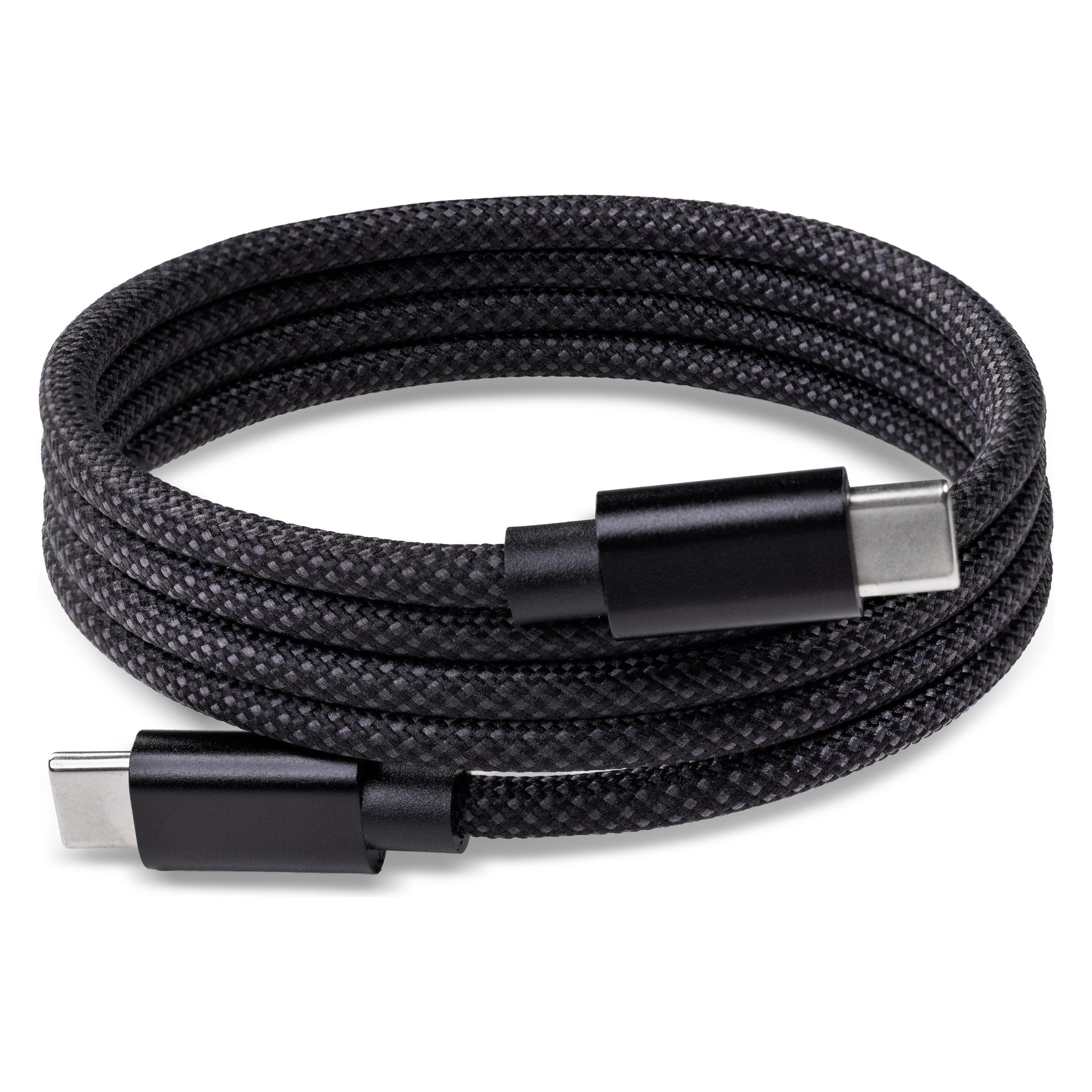 Fuj Tek 1m Magnetic USB-C Cable, black (1 m, 100 W) (abst-magnetic01-1M)