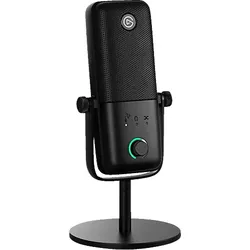 ELGATO Wave:3 MK.2, Podcast, Streaming und USB Mikrofon, Schwarz