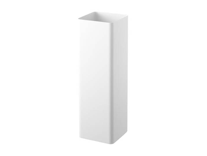 YAMAZAKI 1578 SMART Tall Umbrella Stand\, white\, Steel\, 15 x 15 x 48 cm