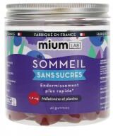 Mium Lab Sommeil Sans Sucres Mélatonine et Plantes 42 Gummies - Pot 42 gummies