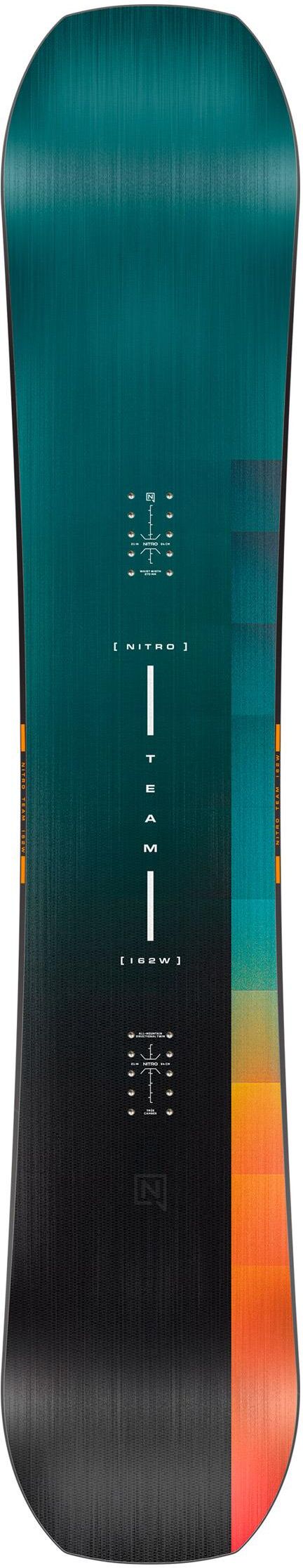 Nitro  - Pack Planche Snowboard Team - 159 + King - Planche Snowboard