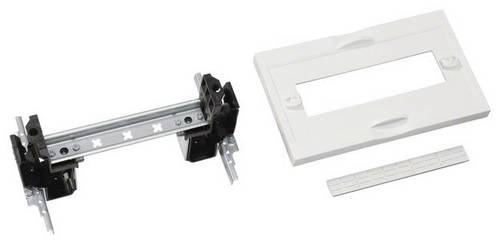 Hager UD11B3 UD11B3 Baustein universN 150x250mm f.REG waagerecht 1x10PLE Baustein Kunststoff Weiß 1St.