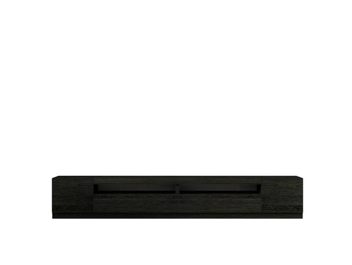 Livetastic Lowboard, Schwarz, 2 Schublade(n) Schubladen, 36.8x40.2x240 cm, Beleuchtung, Frontbeleuchtung, Wohnzimmer, TV Möbel, Lowboards