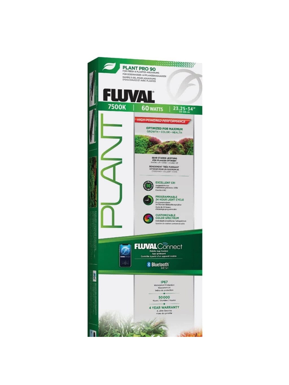 FLUVAL Plant Pro LED w/BT Mesh, 60W, 59-88 cm