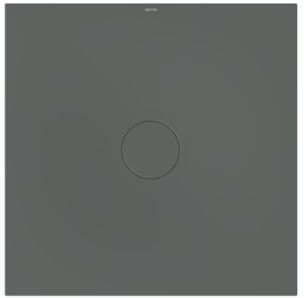 Bette BetteAir Duschfliese 7352-403AE 1000 x 1000 mm, smoke, Rechteck, glasierter Titan-Stahl