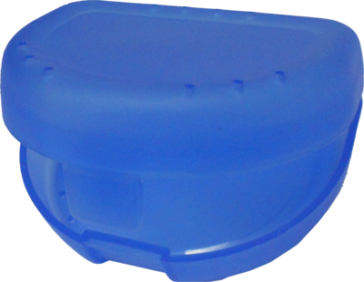 Megadent Deflogrip Gerhard Reeg GmbH ZAHNSPANGENBOX small hellblau transparent 1 St 10988432