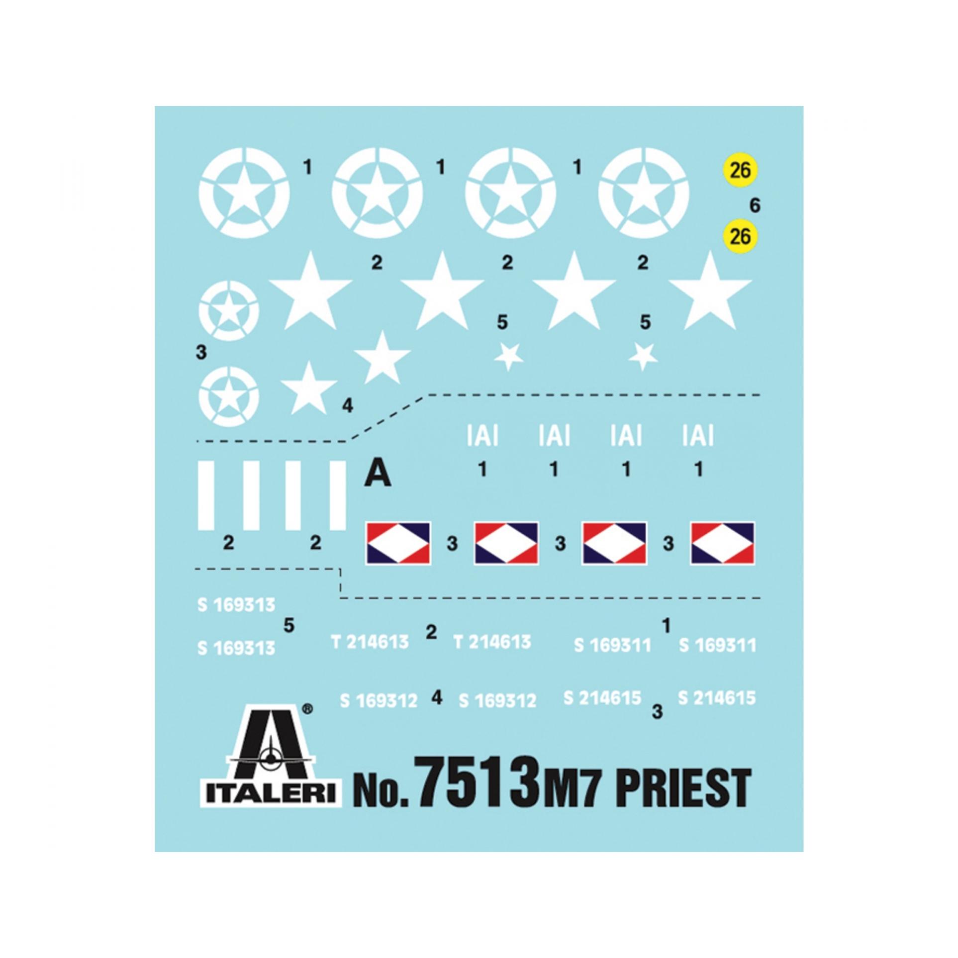 Other 1:72 US M7 Priest 105mm/Kang. Fa.Ass.Kit (510107513)