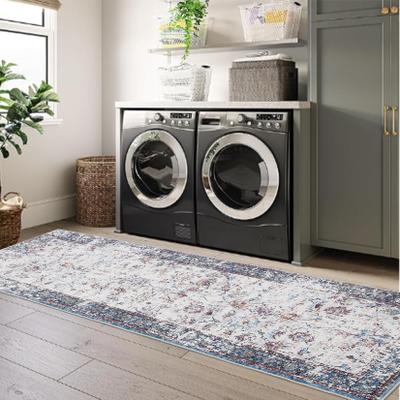 Garvee Faded Distressed Medallion Area Rug