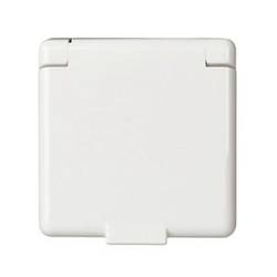 ELSO 223144 ELSO Zentralplatte 223144 Steckdose Klappdeckel rw Steckdose mit Klappdeckel 5 St.