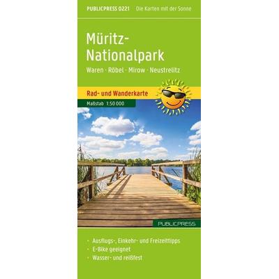 Publicpress Rad- und Wanderkarte Müritz-Nationalpark, Waren, Röbel, Mirow, Neustrelitz 1:50.000, Sonstige von , KOMPASS Freytag & Berndt,
