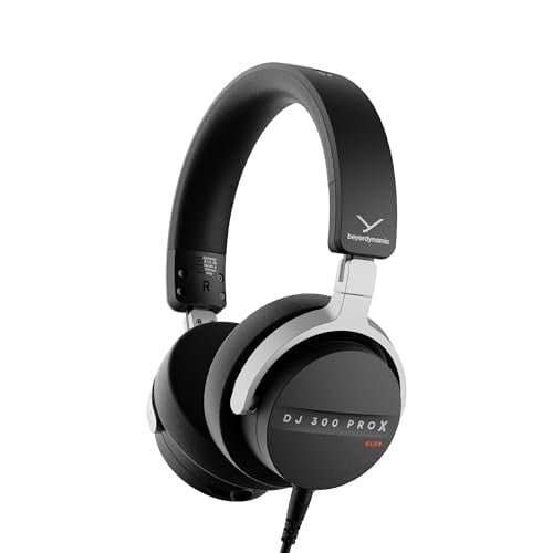 Beyerdynamic DJ 300 PRO X CLUB Professionele On-Ear DJ-hoofdtelefoon - Zwart/Zilver