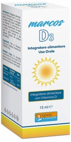 GENIC PHARMA Srls MARCOS D3 15ml