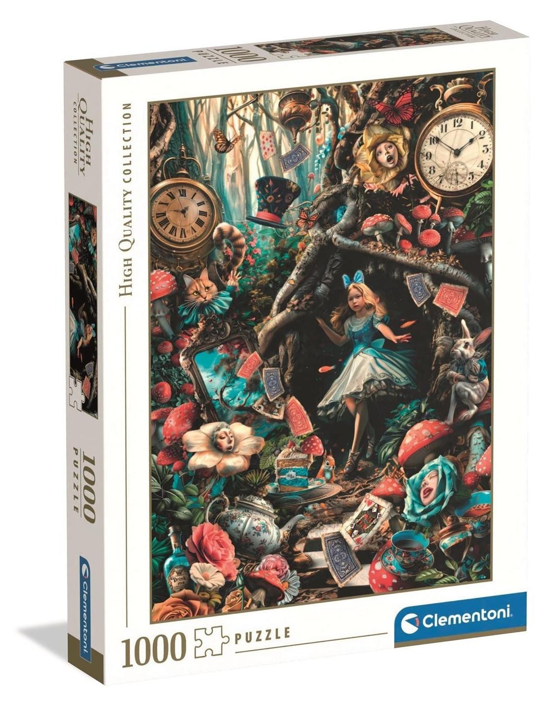 Clementoni Puzzel Een dag in wonderland 1000 stukjes