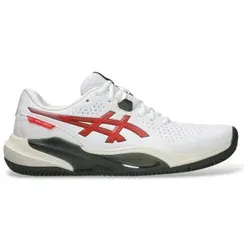 Asics für Herren. 1041A508 Sneaker GEL-Challenger 15 Clay weiß (41.5), Wohnung, Schnürsenkel, Lässig, Sportlich, Polyester