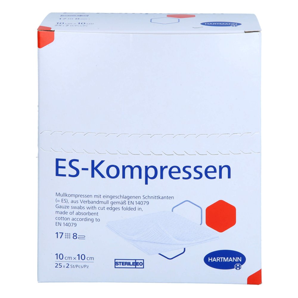 Medi-Spezial GmbH Es-kompressen Steril 10x10 Cm 8fach 19130633