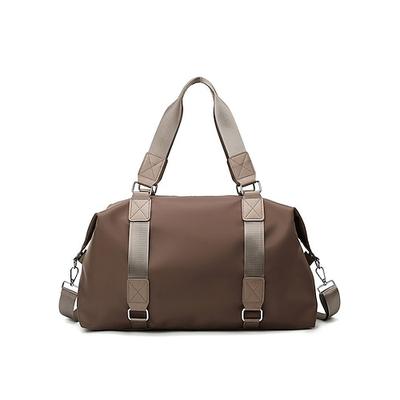 Damenmode rosa Nylon Reisetasche - multifunktionale Umhängetasche mit verstellbarem Gurt für Reisen, Fitness und Freizeit