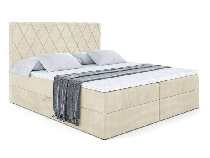 Boxbett LEPARO 160x200 cm Grau - Casablanca 2314